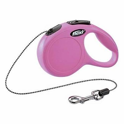 New Classic Otomatik �p K�pek Gezdirme Tasmas� XSmall 3 Mt Pembe