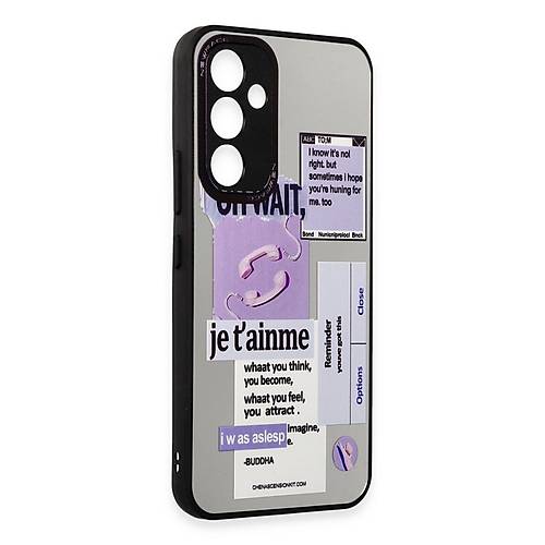 Galaxy A54 5G K�l�f Mirror Desenli Kapak - Mirror - 4