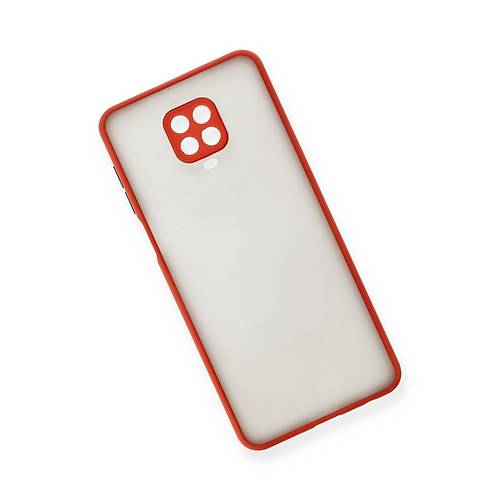 Redmi Note 9 Pro K�l�f Montreal Silikon Kapak - K�rm�z�