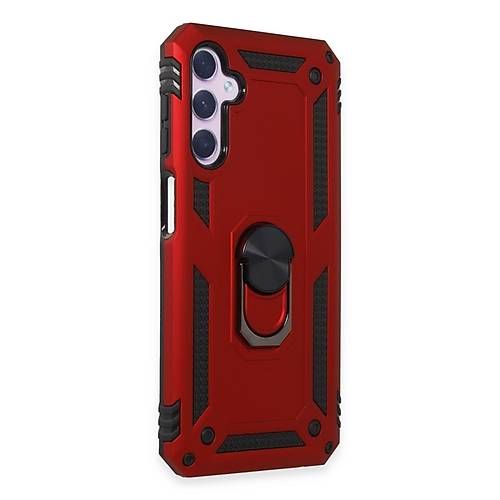 Galaxy A14 4G K�l�f Sofya Y�z�kl� Silikon Kapak - K�rm�z�