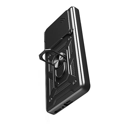 Redmi Note 14 4G Pars Lens Y�z�kl� Silikon - Siyah