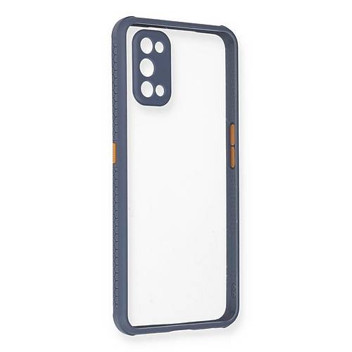 Realme 7 Pro K�l�f Miami �effaf Silikon - Gri
