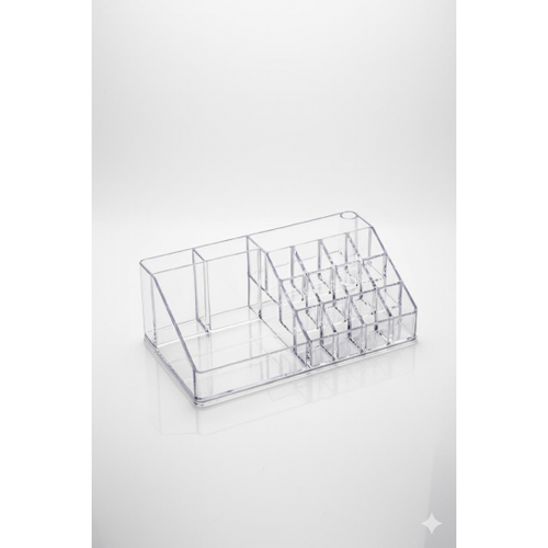 �effaf Akrilik Banyo Kozmetik D�zenleyici Organizer 13x22x8 cm