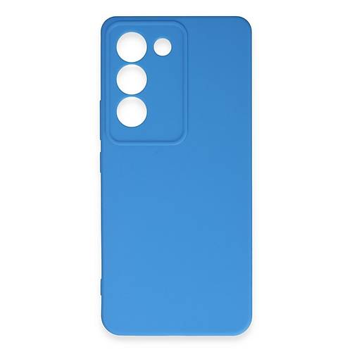 V30 Lite 4G K�l�f First Silikon - Mavi