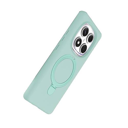 Redmi Note 14 Pro 5G Regal Magsafe Standl� Kapak - Su Ye�ili