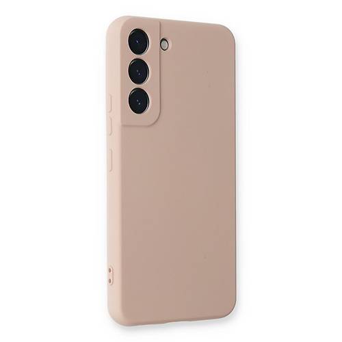 Galaxy S22 Plus K�l�f Nano i�i Kadife Silikon - Pudra