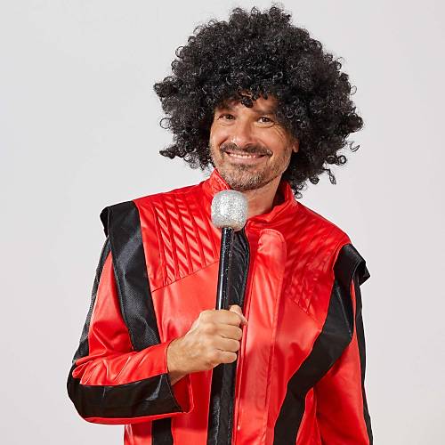 Siyah Renk K�v�rc�k Afro Bonus Peruk