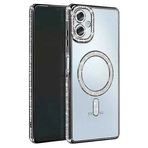 Galaxy A07 4G Joke Simli Magneticsafe K�l�f - Siyah