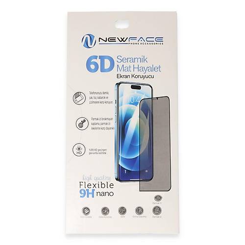Galaxy A14 4G 6D Antistatik Mat Seramik Hayalet Nano Ekran Koruyucu