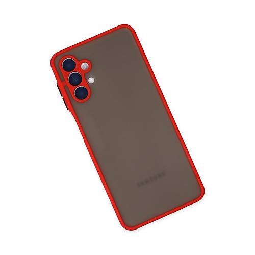 Galaxy A04S K�l�f Montreal Silikon Kapak - K�rm�z�