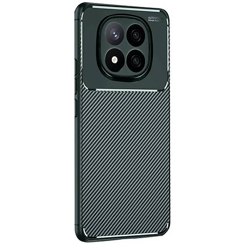 Redmi Note 14 Pro 5G K�l�f Auto Focus Karbon Kapak - Koyu Ye�il