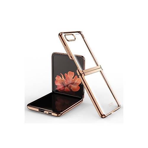 Galaxy Z Flip 4 K�l�f Fold Element Kapak - Gold