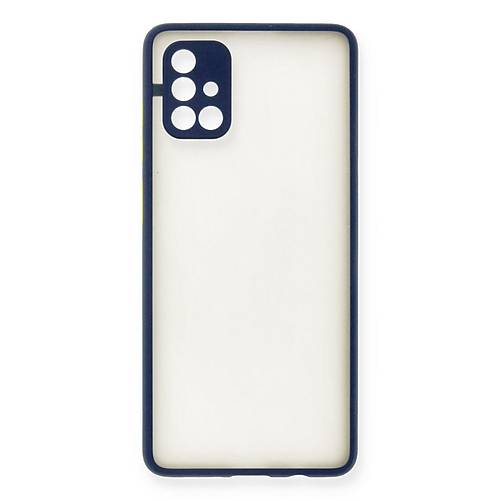 Galaxy A71 K�l�f Montreal Silikon Kapak - Lacivert