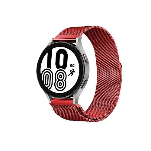 Watch 20mm Metal M�knat�sl� Kordon - K�rm�z�