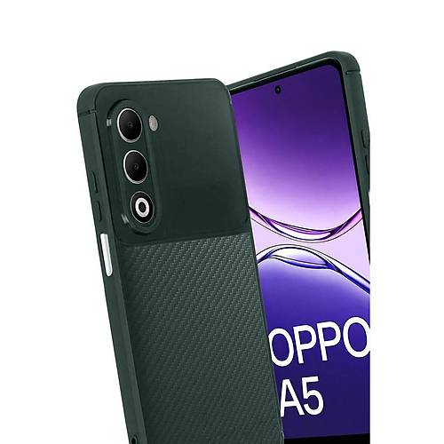 A5 4G Auto Focus Karbon Kapak - Koyu Ye�il