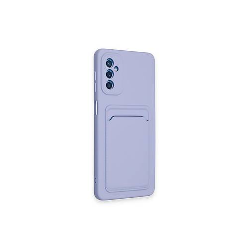 Galaxy A14 4G K�l�f Kelvin Kartvizitli Silikon - Lila