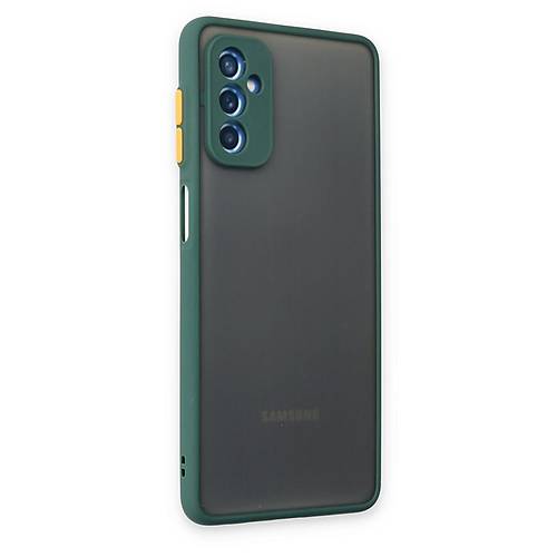 Galaxy M52 5G K�l�f Montreal Silikon Kapak - Ye�il