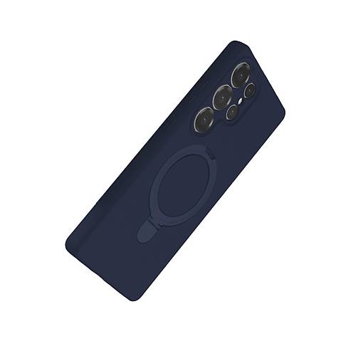 Galaxy S24 Ultra Regal Magsafe Standl� Kapak - Lacivert