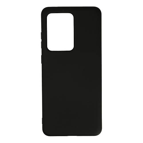 Galaxy S20 Ultra K�l�f Nano i�i Kadife Silikon - Siyah