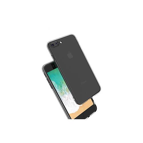 iPhone 8 Plus K�l�f Deluxe 2mm �effaf Silikon