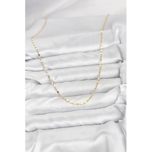 CM 14K Gold Renk Ezme Zincir Model 60 cm Kad�n Kolye