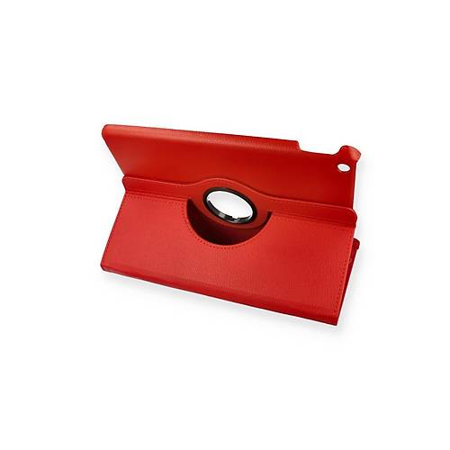 iPad 10.2 (7.nesil) K�l�f 360 Tablet Deri K�l�f - K�rm�z�