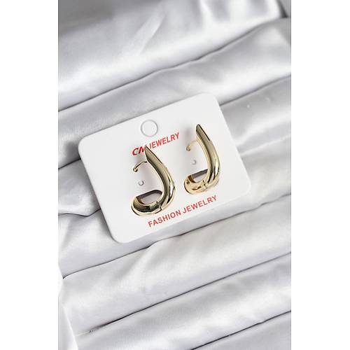 14K Gold Renk Kaplama CM Kad�n K�pe