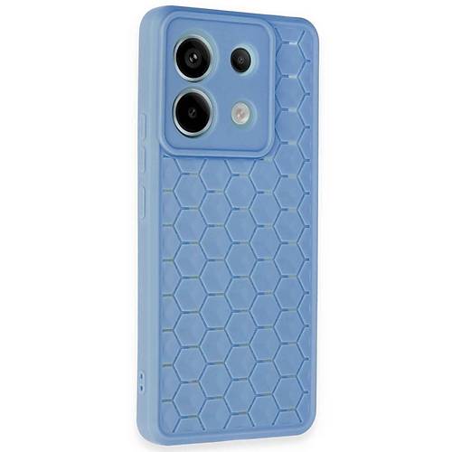Redmi Note 13 Pro 5G K�l�f Petek Silikon Kapak - Mavi
