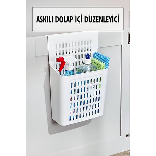 Ask�l� Dolap I�i D�zenleyici & Sepet Raf Organizeri & �ok Ama�l� D�zenleyici & Deterjanl�k �ampuanl�k