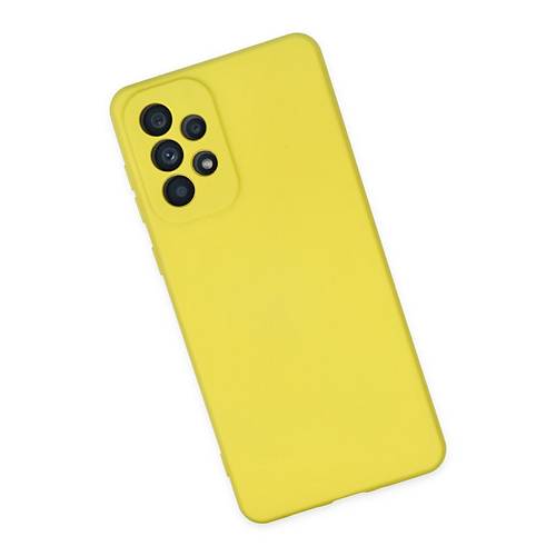 Galaxy A23 4G K�l�f Nano i�i Kadife Silikon - Sar�