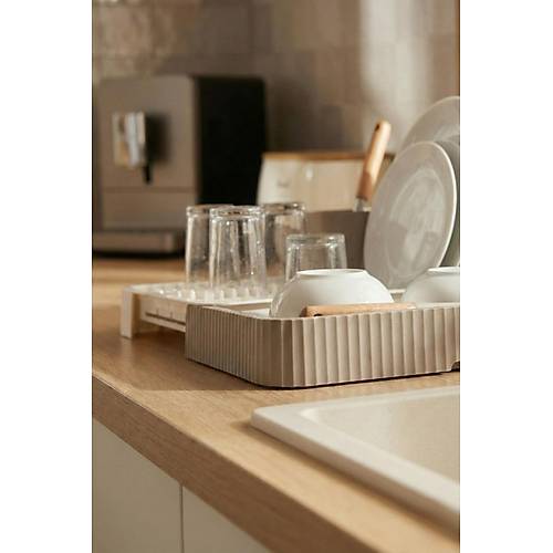 Vizon S�rg�l� Lavabo �st� Bula��kl�k & Fonksiyonel Tabakl�k Ve Bardakl�k 32x36 cm