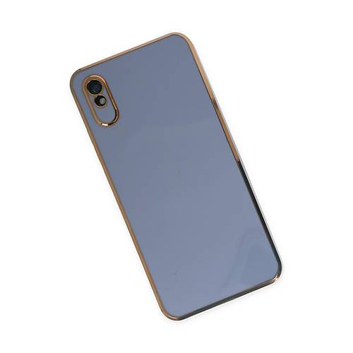 Redmi 9A K�l�f Volet Silikon - Mavi