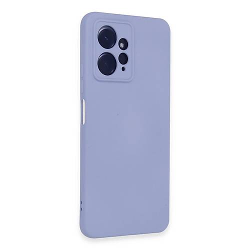 Redmi Note 12 4G K�l�f Nano i�i Kadife Silikon - Lila