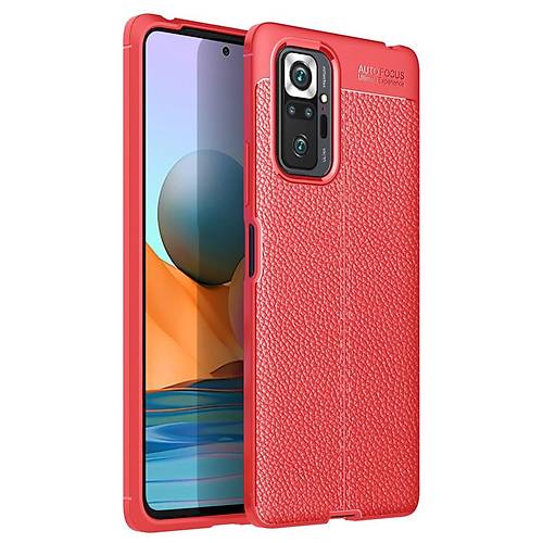 Redmi Note 10 Pro K�l�f Auto Focus Kapak - K�rm�z�