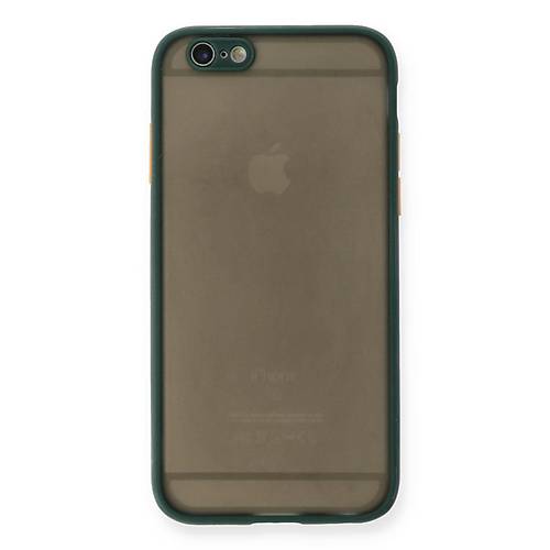 iPhone 6 K�l�f Montreal Silikon Kapak - Ye�il