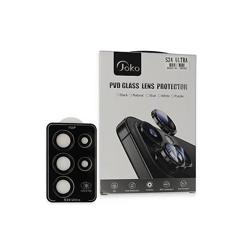 Galaxy S24 Ultra PVD Metal Kamera Lens - Siyah