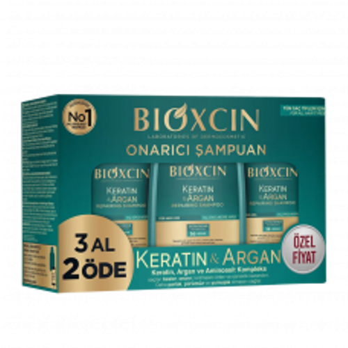 Keratin ve Argan Onar�c� �ampuan 300 ml - 3 Al 2 �de