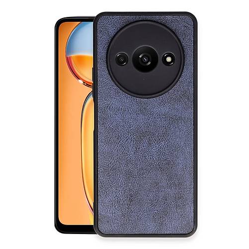 Redmi A3 4G K�l�f Aras Deri Kapak - Lacivert