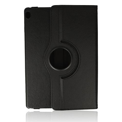 M10 X505F K�l�f 360 Tablet Deri K�l�f - Siyah