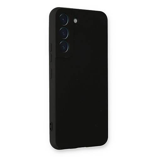 Galaxy S23 K�l�f Nano i�i Kadife Silikon - Siyah