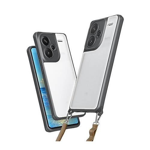 Redmi Note 13 Pro Plus K�l�f Penta Silikon K�l�f - Titan Gri