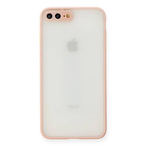 iPhone 7 Plus K�l�f Montreal Silikon Kapak - Pembe