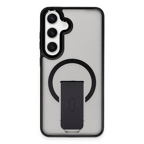Galaxy S24 Tork Magsafe Standl� Kapak - Siyah