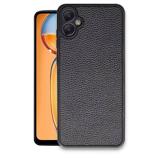Galaxy A05 K�l�f Aras Deri Kapak - Siyah