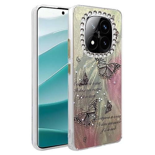 Redmi Note 14 Pro 5G K�l�f Blade Aynal� Desenli Kapak - Desen 6