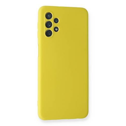 Galaxy A52 K�l�f Nano i�i Kadife Silikon - Sar�