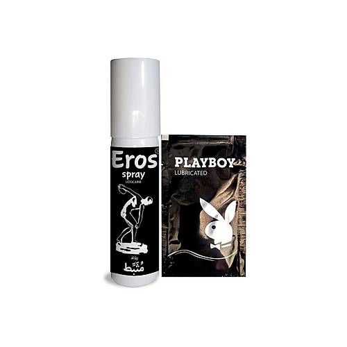 Eros Erkeklere �zel Zaman Stop Spreyi 20 ml  (Black) + Kayd�r�c�Jel