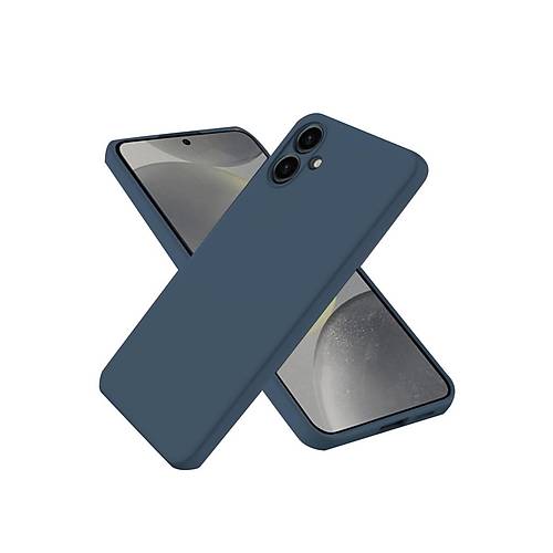 Galaxy A06 K�l�f First Silikon - Lacivert