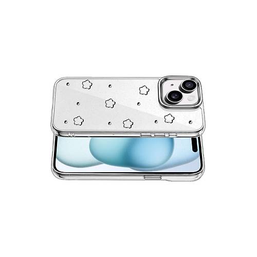 iPhone 15 Plus Fiyonk Desenli Kapak - Desen 2