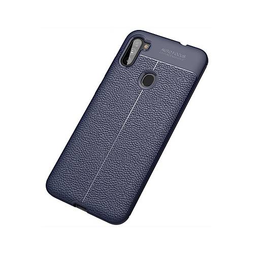 Galaxy A11 K�l�f Auto Focus Kapak - Lacivert